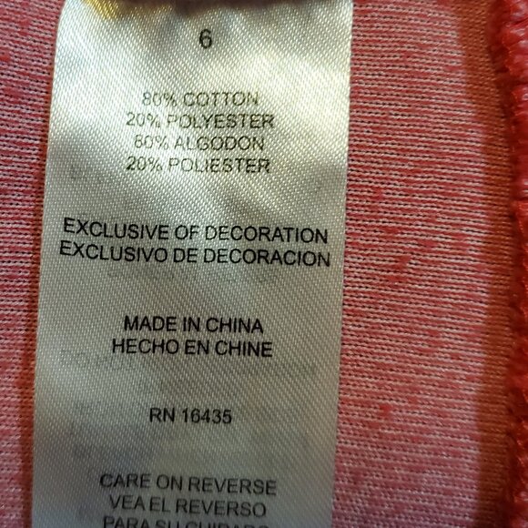 Disney Girls' Minie Mouse Velvet Valentine Hoodie Jacket with Get One Free -SZ 6 - Picture 5 of 7